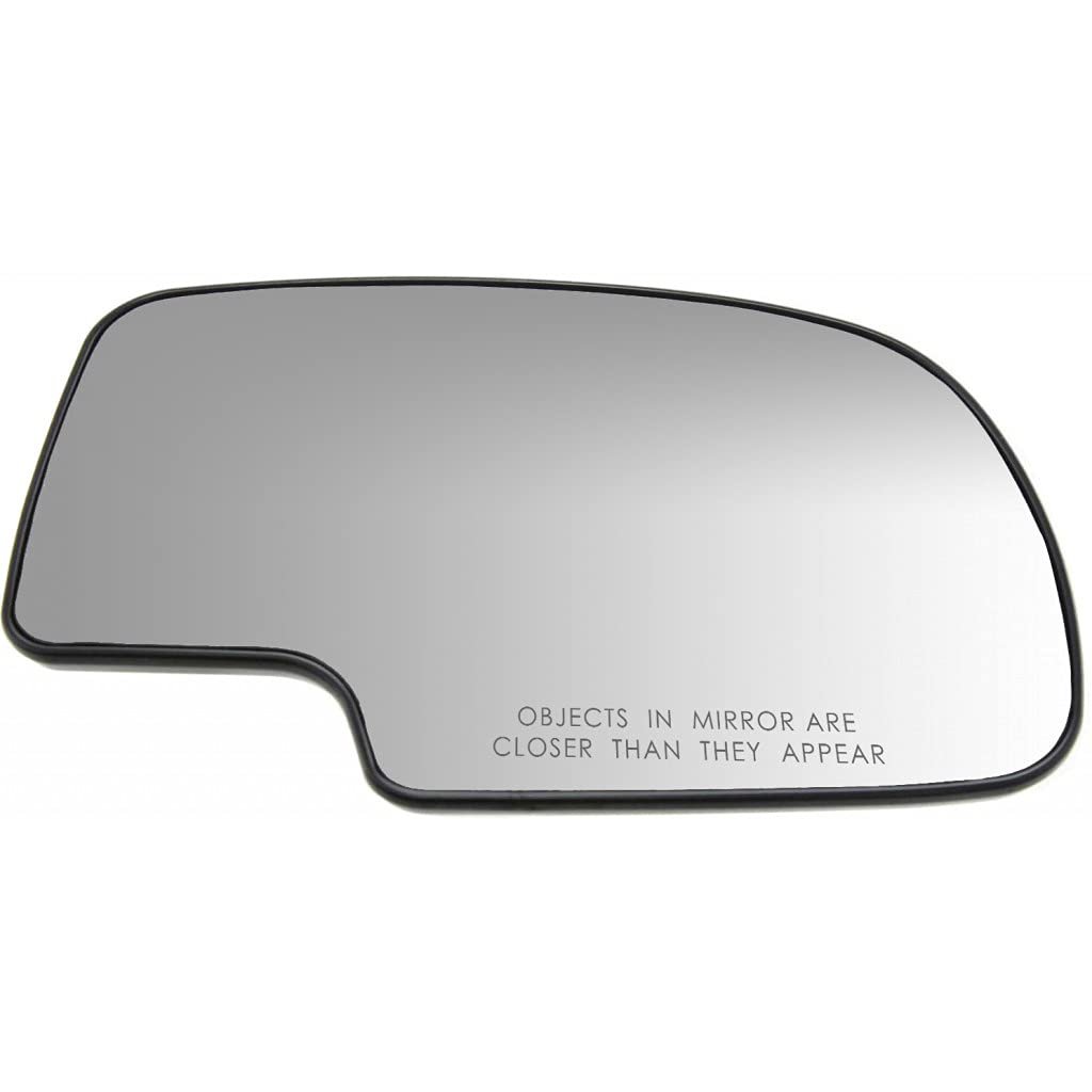 Passenger Side Mirror Glass For Chevy Silverado 1500 3500 Classic 2007 Non Heated Convex With Backing Plate Replacement