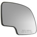 Passenger Side Mirror Glass For Chevy Silverado 1500 3500 Classic 2007 Non Heated Convex With Backing Plate Replacement
