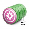 Green Lantern Blackest Night Star Sapphire Logo Tire Rim Wheel Aluminum Valve Stem Caps