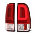 Red Lens Premium Oled Neon Tube Led Tail Light Housing Lamp Assembly For 2008-2016 Ford F250 F350 F450 Super Duty Driver And 