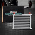G-plus 30 Row Universal An10-10an Radiator Oil Cooler Condenser Engine Transmission Color Silver Aluminum