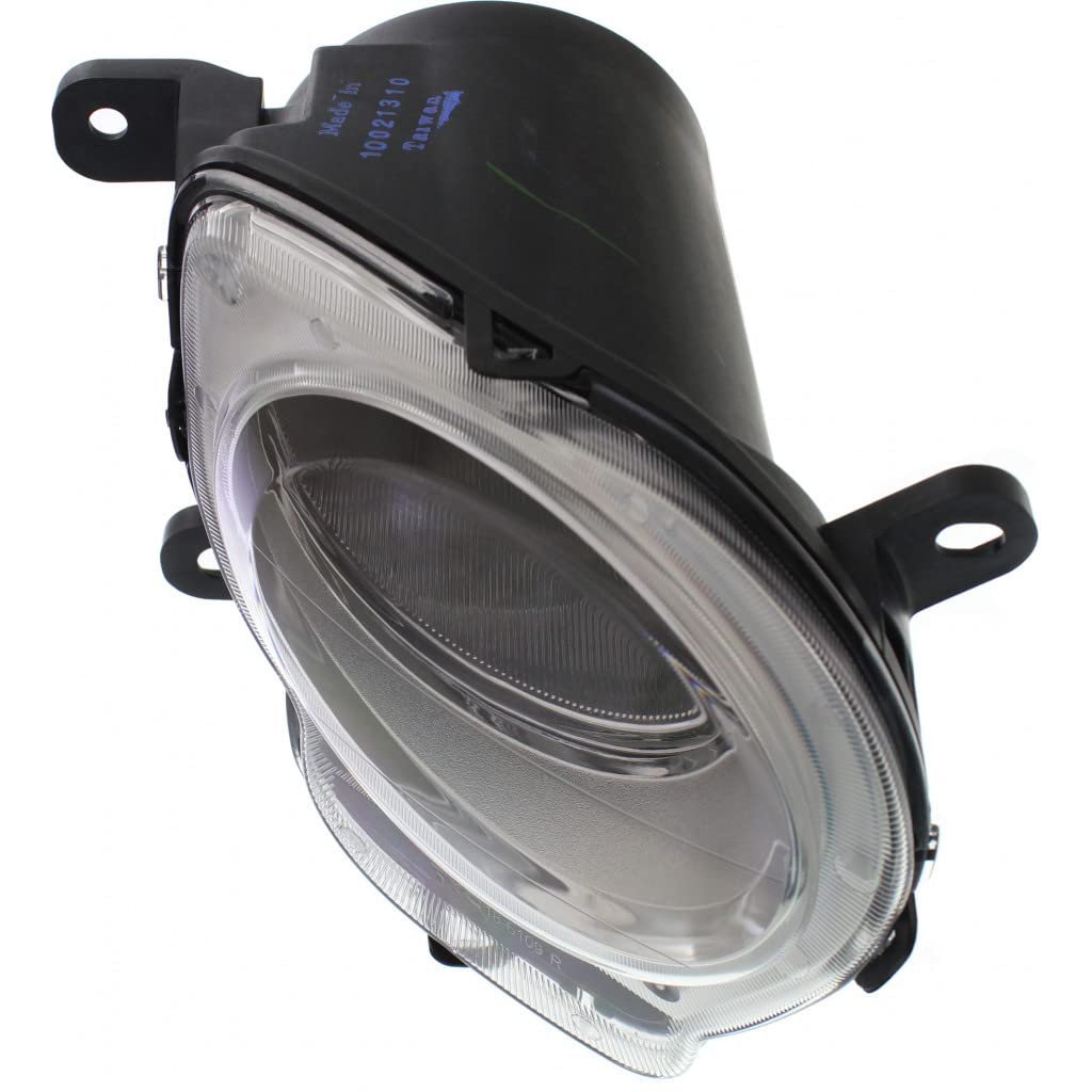 Front Passenger Side Turn Signal Parking Light Assembly For Fiat 500 2012 2019 Capa Certified Clear Lens With Chrome Trim Fits