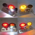 Smoke Motorcycle Rear Brake Stop Light Led Custom Tail With License Plate Bracket And Turn Signals Mt374 