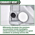 G-plus Signal Turn Lights Assembly Replacement For 2019 2020 2021 Nissan Altima Clear Lens Led Lamps Parking Light Front