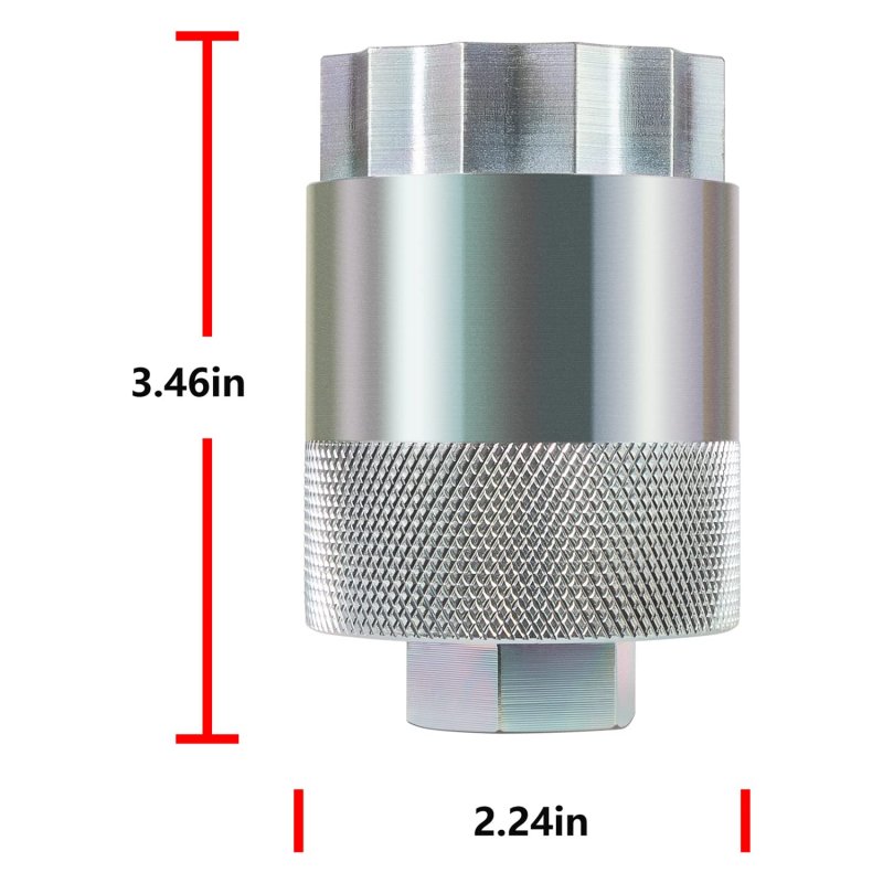 64mm Rear Differential Pinion Bearing Nut Socket Tool For 2007 2018 Honda Rancher 420 Atv 1 2 In Drive Cold Rolled Steel Cvf032