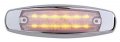 Clearance Light Led Amber Oval 6-1 4 L 
