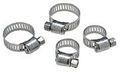 Stainless Steel Hose Clamp Set 7 32 In To 25 Interlocked Construction Model 23431 4 Pieces Total 