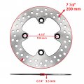 Caltric 2 Front Disc Stud Bolt Compatible With Kawasaki Brute Force 750 Kvf750 4x4i 2005 2006 2007 2008-2013