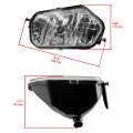 Caltric Front Left Headlight With Bulb For Polaris Sportsman 570 Touring 2015 2016 2017 2018 2019 2020 2021 2022
