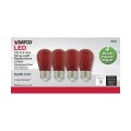 Satco S8022 Bulb Nickel Plated 4 Count