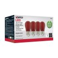 Satco S8022 Bulb Nickel Plated 4 Count