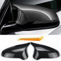 Qlhshop M Sport Side Carbon Fiber Mirror Cover Caps Replacement For 2014-2019 Bmw M4 F82 F83 M3 F80 M2 F87 Accessories Exterior 