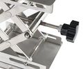 100 X 100mm Stainless Steel Lab Stand Table Scissor Lift Laboratory Jiffy Jack