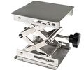 100 X 100mm Stainless Steel Lab Stand Table Scissor Lift Laboratory Jiffy Jack