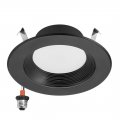 Maxxima 4 In 5 Cct Retrofit Recessed Led Downlight 800 Lumens With E-26 Quick Connect Color Selectable 2700k-5000k 2700k 3000k 