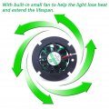 Aolyty 45w 85w Equivalent Par38 Led Bulb Warm White 3000k 3500lm E26 Base 35 Degree Beam Angle Track Spotlight With Fan Ac 120v
