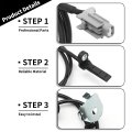 Zreneyfex Als2521 Front Right Abs Wheel Speed Sensor Passenger Side Replacement For Subaruester 2014-2018 For Impreza 2013-2015