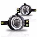 Uframe Clear Lens Projector Halo Fog Light Lamps Compatible With Dodge Ram 1500 2500 3500 04-06 Durango