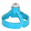 3 In 1 Vertical Hole Punch Locator With 6 Drill Bushings Woodworking Bit Guide Jig Fixture Used For Punching Blue