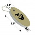 Graphics More University Of Colorado Logo Secondary Floating Keychain Oval Foam Fishing Boat Buoy Key Float