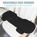X Autohaux Car Back Seat Cushion Black Breathable Pu Leather Universal Interior Protector Mat Pad Fit Most Truck Suv Van