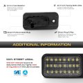 Bright White Smd Led License Plate Light Rear Trunk Liftgate Tailgate Number Lamp Bumper Tag Assembly Replacement For 2019-2023