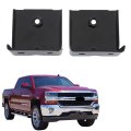 Black Front Bumper Brackets Left And Right 2pcs Replacement For Silverado 1500 2016-2018 Gm1042130 84054213 
