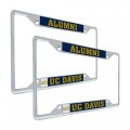 University Of California Davis Metal License Plate Frame For Front Or Back Car Officially Licensed Alumni 2-pack 