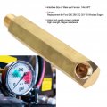 Aramox Oil Pressure Guage Adapter Extension 1 4in Npt 115mm Length Replacement For Ford 260 289 302 351 V8 Windsor Engine