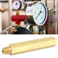 Aramox Oil Pressure Guage Adapter Extension 1 4in Npt 115mm Length Replacement For Ford 260 289 302 351 V8 Windsor Engine