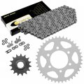 Caltric O-ring Drive Chain And Sprockets Kit Compatible With Kawasaki Zx600 Ninja Zx6r 1998-2002