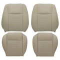 Driver Passenger Bottom Top Perforated Leather Seat Cover Tan Fit For Ford Mustang Gt 2005 2006 2007 2008 2009 