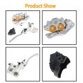 Wflnhb Front Master Cylinder Lever Brake Caliper Pad Replacement For Honda Cr125r 250r Crf250x 450x