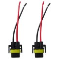 Wire Pigtail Female Fog Light Harness Bulb Socket Connector Plug H11 Pgj19-2 18649-55009-s Halogen Replacement Repair 5 In Long 