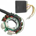 Caltric Stator And Regulator Rectifier Compatible With Polaris Magnum 425 2x4 1998 4-stroke