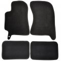 Floor Mats For 2002-2007 Subaru Impreza Wrx Sti Nylon Black Front Rear Carpet By Ikon Motorsports 2003 2004 2005 2006 