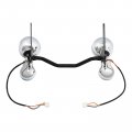 Tcmt Motorcycle Chrome Passing Turn Signal Lamp Driving Fog Spot Light Bar Fit For Road King 2014-22 Classic 14-19 Police 14-24