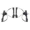 2x Front Window Regulator With Motor Assembly Replacement For Cruze 2016-2019 2 Pins 751-594 751-595