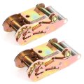 Heavy Duty 2 Ratchet Handles For Tow Dolly Car Hauler Flat Bed Strap Tie Down 