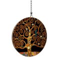 Gotham Decor Gustav Klimt Under The Tree Of Life Hardwood Fan Light Pull 