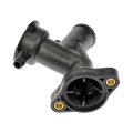 Engine Coolant Thermostat Housing For Chrysler Neon 2000 2001 2002 Plastic Black 30 Degrees Neck Angle 1 25 In Outside Diameter 