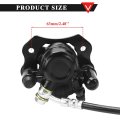 Pro Bat Rear Hydraulic Disc Brake System Caliper Pads With Disk Rotor For 50cc 110cc 125cc 150cc 200cc 250cc Quad Dirt Bike Atv