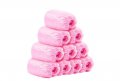 50pairs 100pcs Disposable Plastic Anti-slip Shoe Covers- Overshoes Carpet Protection Floor Protectors Pink