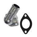 Engine Coolant Thermostat Housing For Chevy Blazer 1995 Metal Natural Finish 180 Degrees Neck Angle 1 25 In Outside Diameter 2 
