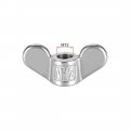 Uxcell M12 Wing Nuts Stainless Steel 304 Fasteners Parts Hurrican Screws Hand Twist Tighten Ear Butterfly Nut 2pcs