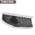Chrome Black Mesh Style Front Grille Bumper Upper With Camera Option Without Emblem Replacement For Qx60 2016-2020 623109nc0b