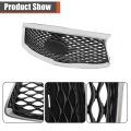 Chrome Black Mesh Style Front Grille Bumper Upper With Camera Option Without Emblem Replacement For Qx60 2016-2020 623109nc0b