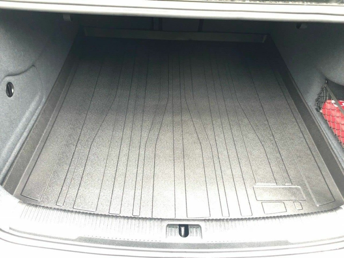 Cargo Liner Trunk Mat For Audi A6 S6 2012 2018 Sedan Weather Resistant Rubber Floor With Raised Lip And Non Slip Design Laser