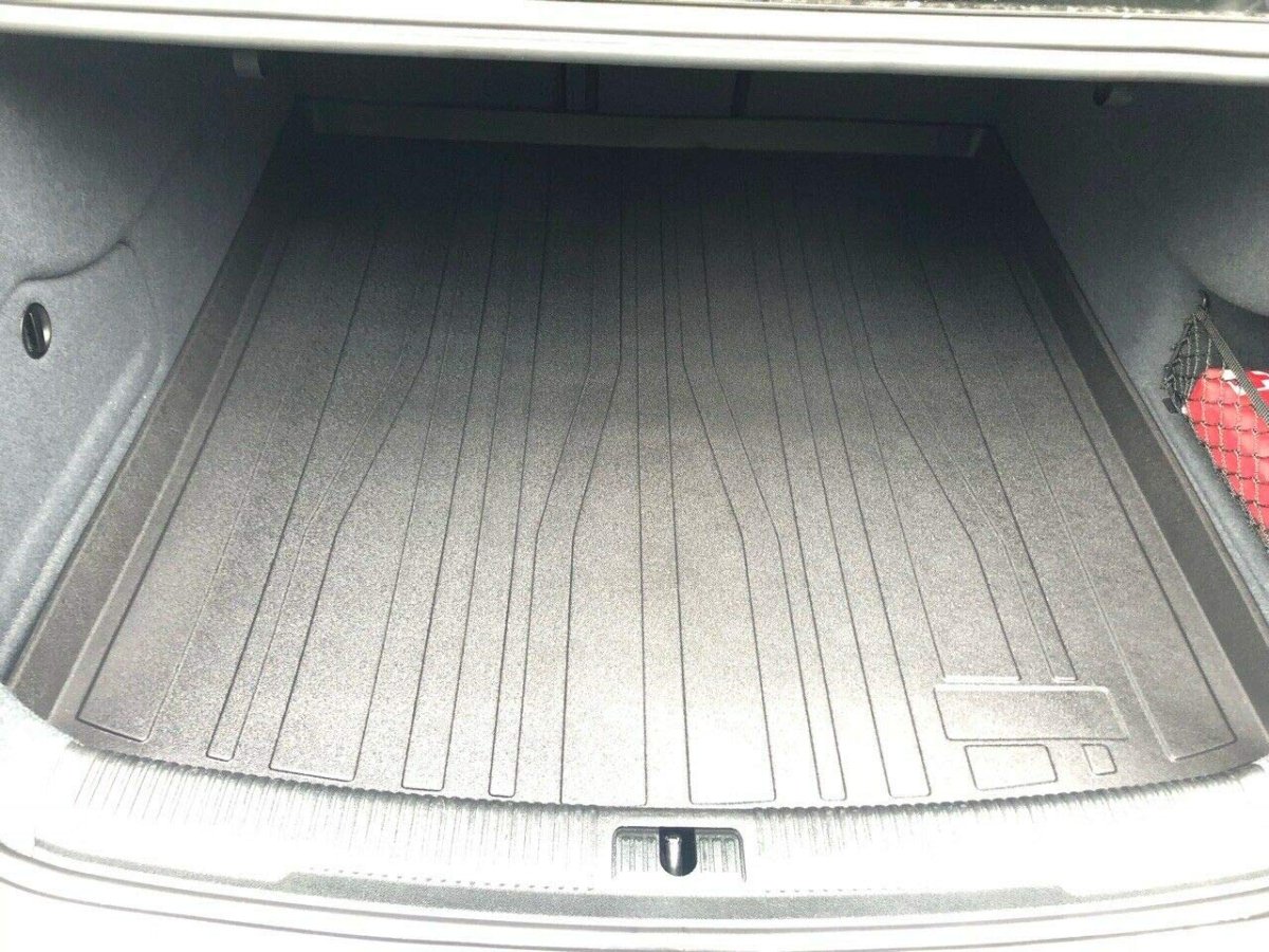 Cargo Liner Trunk Mat For Audi A6 S6 2012 2018 Sedan Weather Resistant Rubber Floor With Raised Lip And Non Slip Design Laser