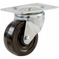 Shepherd Hardware 9479 3-inch Rubber Swivel Plate Caster 175-lb Load Capacity 